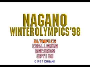 Nagano Winter Olympics 98 (US) screen shot title